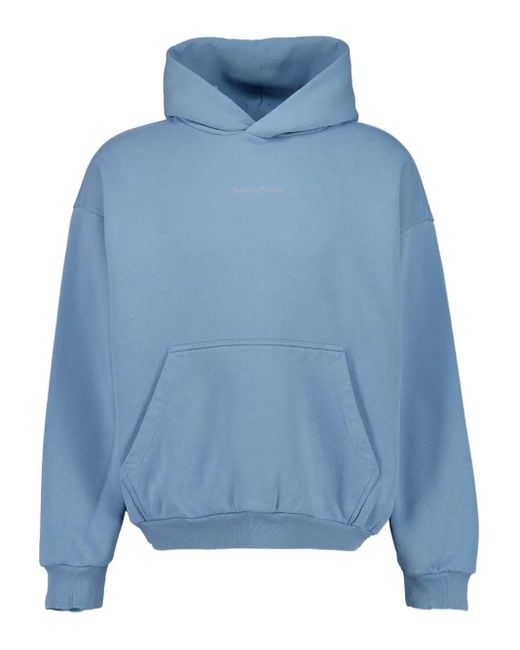 Sudadera con capucha y logo Balenciaga de hombre de color Blue
