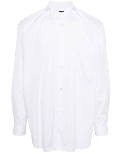 COMME DES GARÇON BLACK White Cotton Poplin Shirt for men