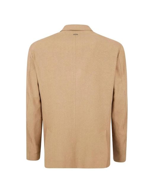 Herno Natural Linen Pocket Jacket for men