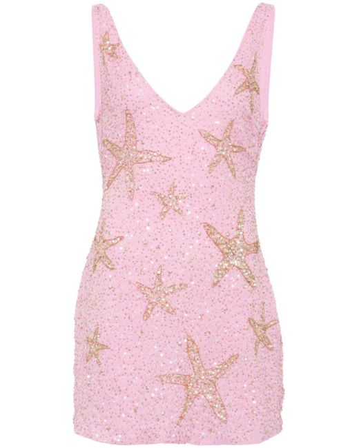 Rixo Christabel スパンコール ドレス Pink