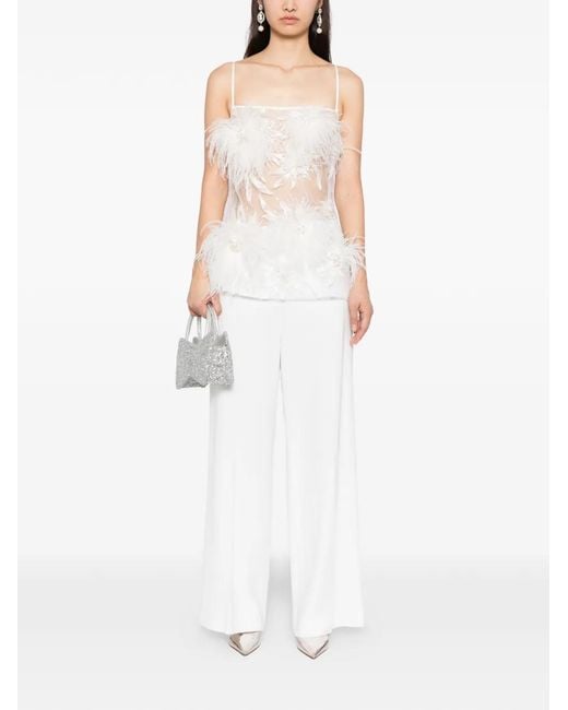 Macgraw White Birdy Top