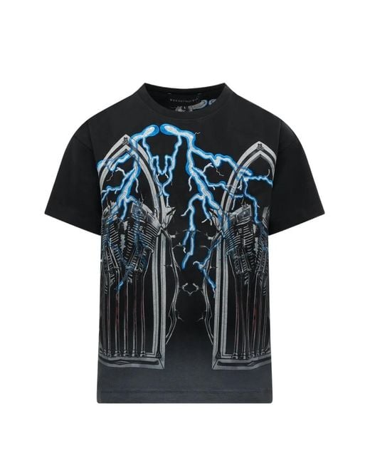 Who Decides War Black Engine Graphic T-Shirt for men
