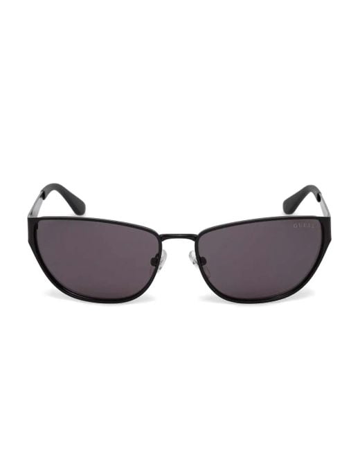 Gafas de sol con montura rectangular GUESS EYEWEAR de color Black