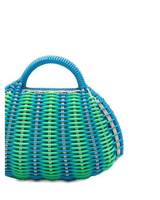 Serpui Blue David Fish Tote Bag
