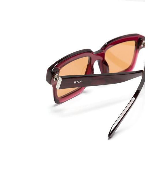 Retrosuperfuture Pink Giardino Rectangle-Frame Sunglasses