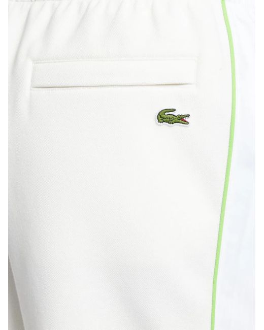Lacoste Jogginghose mit Logo-Patch in White für Herren