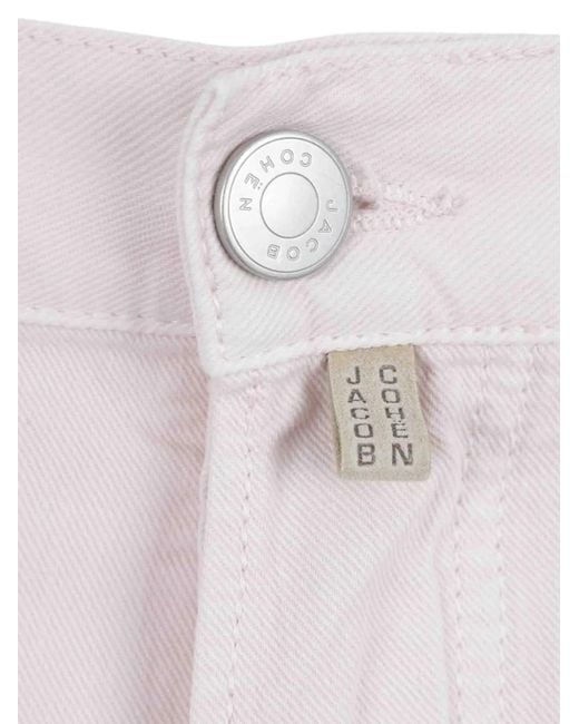 Jacob Cohen White Logo-Patch Jeans for men