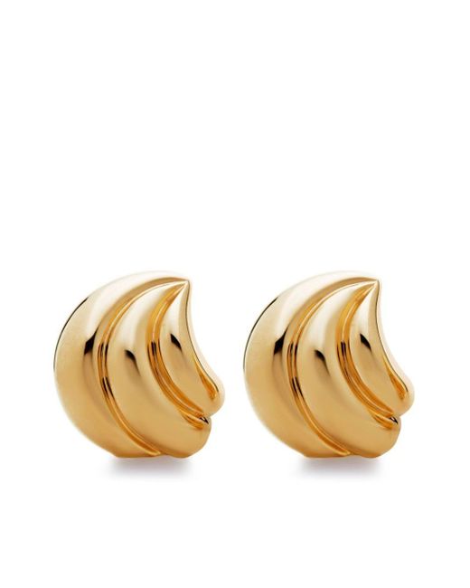 Monica Vinader Metallic Swirl Polished-finish Earrings