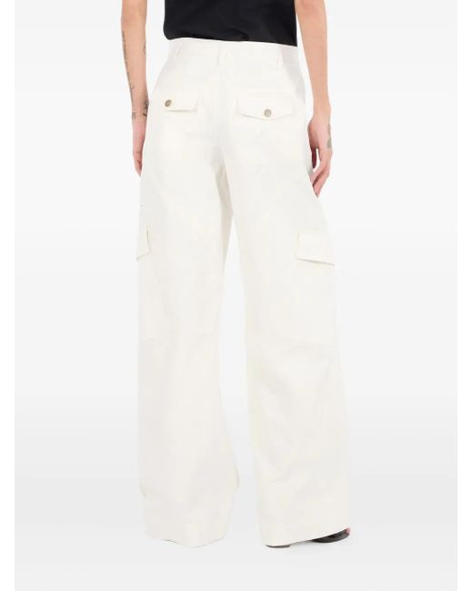 Roberto Cavalli パイソンパターン カーゴパンツ White