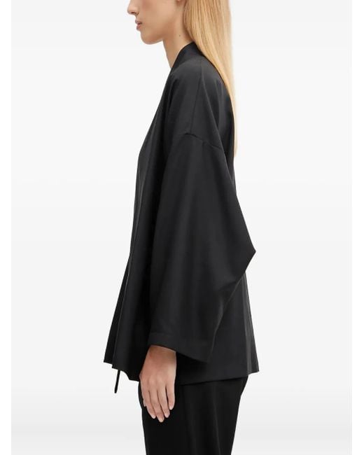 KENZO Black Tie-Waist Jacket
