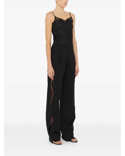 Christopher Esber Black Tailored Cut-Out Trousers