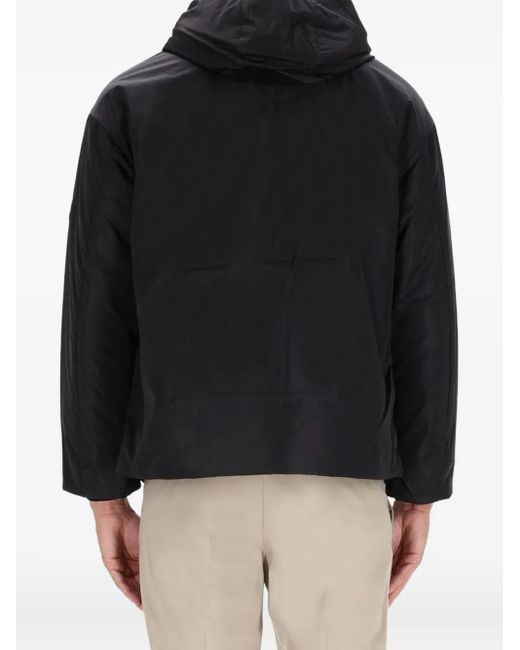 Premiata Black Hooded Zip-Fastening Jacket for men