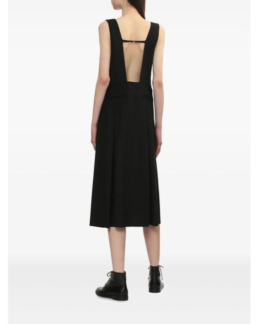 Low Classic Black Striped Dress
