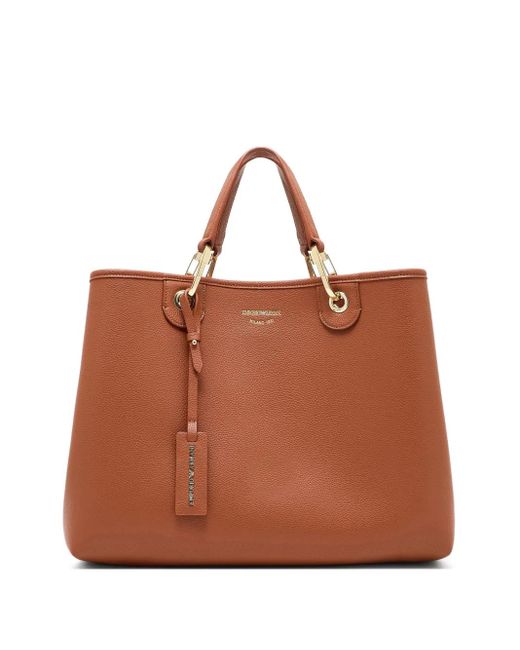 Emporio Armani Mittelgroße Tote Bag in Brown für Herren