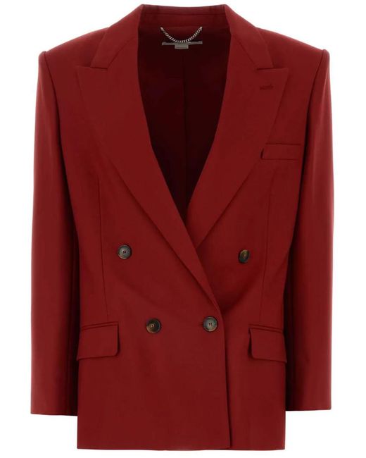 Stella McCartney Red Wool Blazer