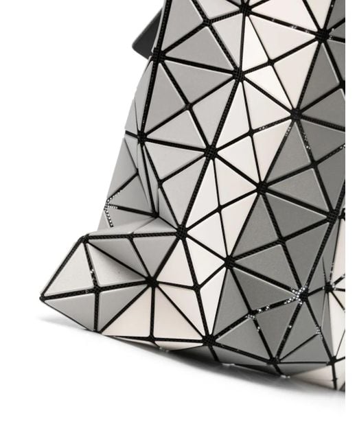 Borsa A Spalla Lucent Geometrica di Issey Miyake in White