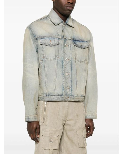 KENZO Denim Jack in het Gray voor heren