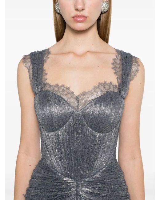 IRIS SERBAN Gray Hera Gown