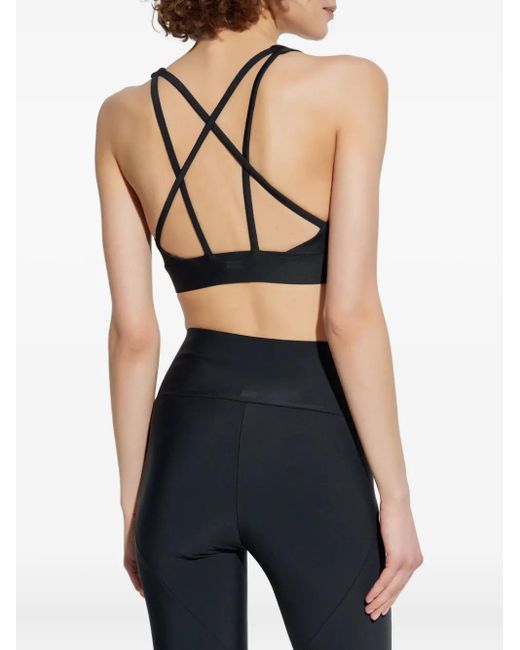 Rethinkit Studios Black Cross-Back Tank Top