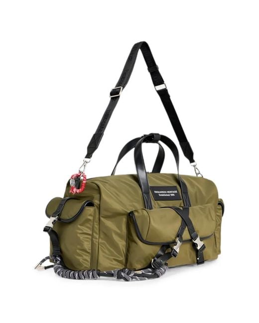 DSquared² Green Heritage Duffle for men