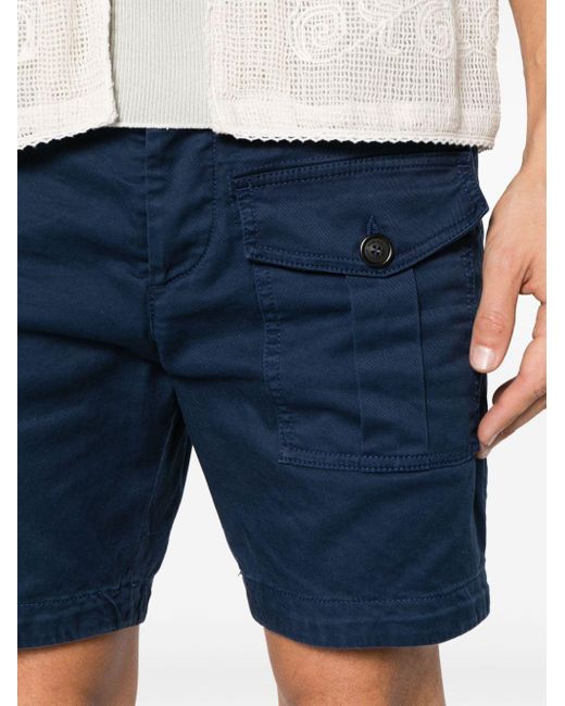 DSquared² Blue Sexy Cargo Shorts for men