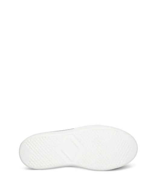 Alexander Smith White Lancaster Lace-Up Sneakers