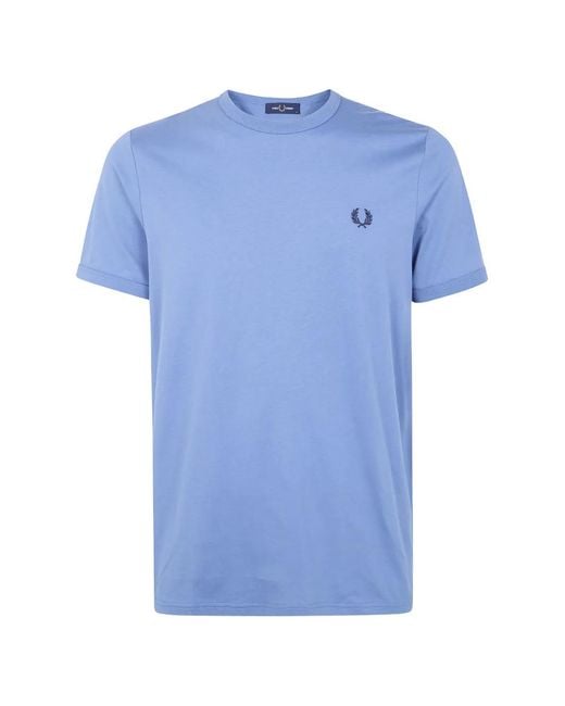 Fred Perry Blue Ringer T-Shirt for men