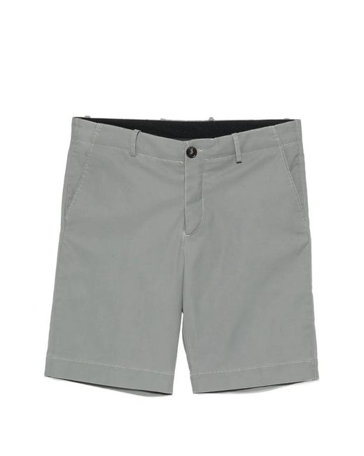 Rrd Gray Marina Chalk Logo-Patch Shorts for men