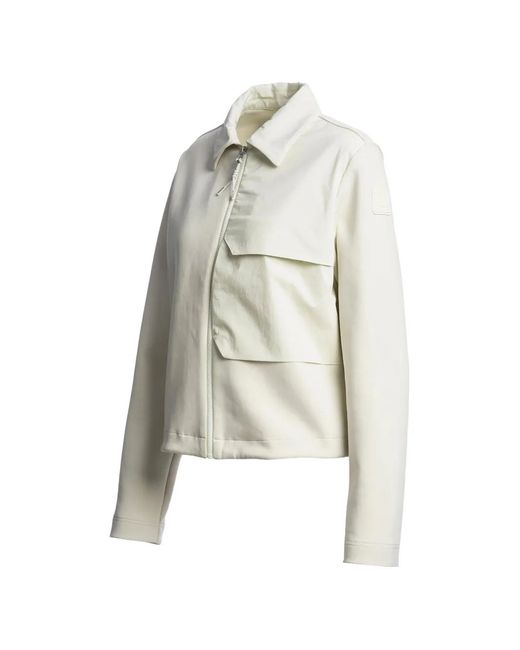 Parajumpers White Zip-Up Jacket