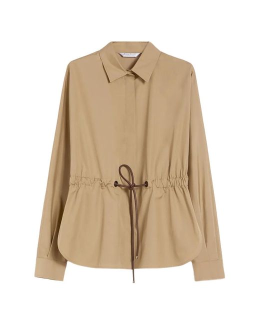 Max Mara Natural Cotton Poplin Shirt