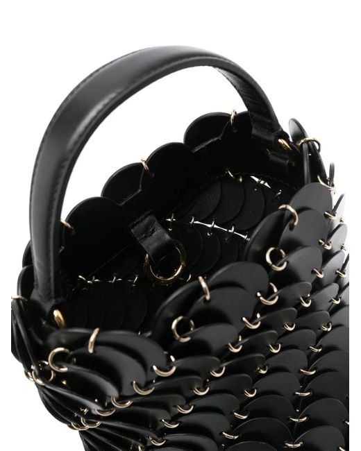 Rabanne Black Bucket Paco Mini Bag