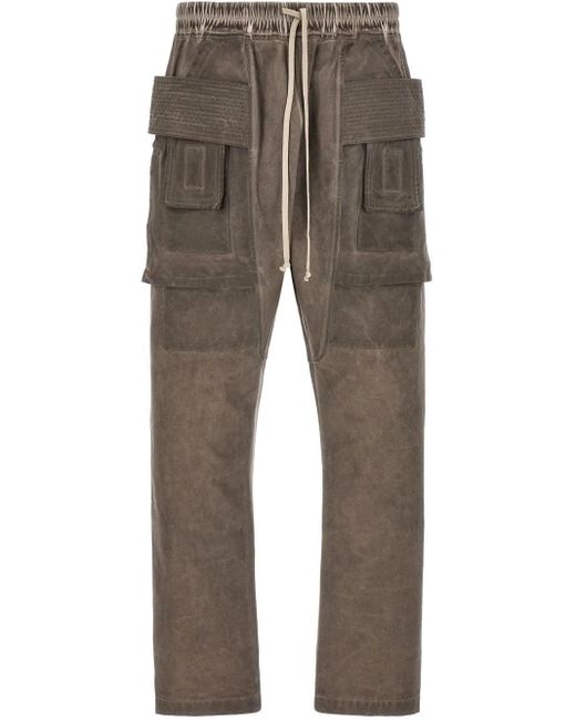 メンズ Rick Owens Creatch カーゴパンツ Brown