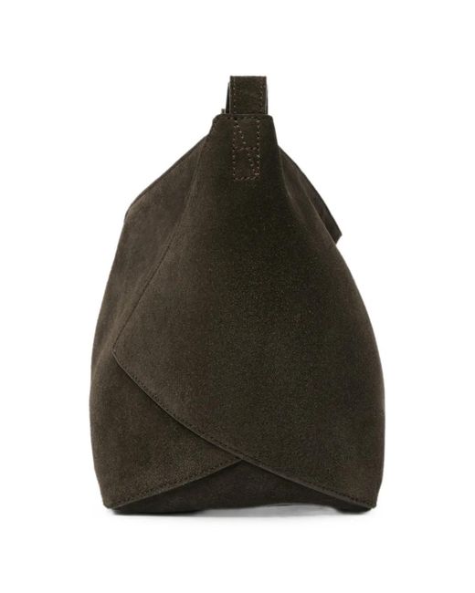 Studio Nicholson Black Hagu Leather Shoulder Bag