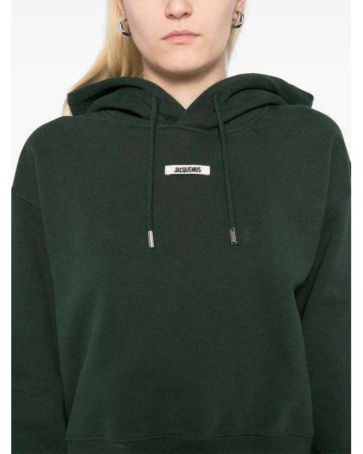 Sudadera The Gros Grain Con Capucha Jacquemus de color Green
