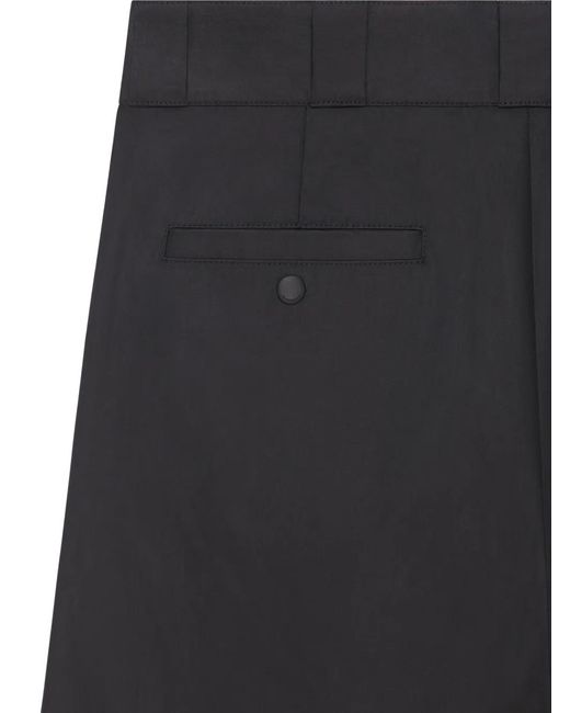 Givenchy Gray Logo-Patch Chino Shorts for men