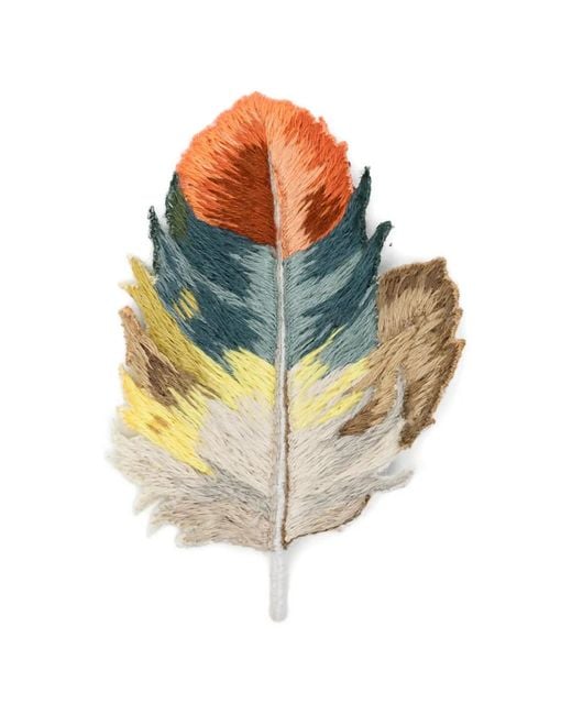 Undercover Natural Leaf-Motif Brooch