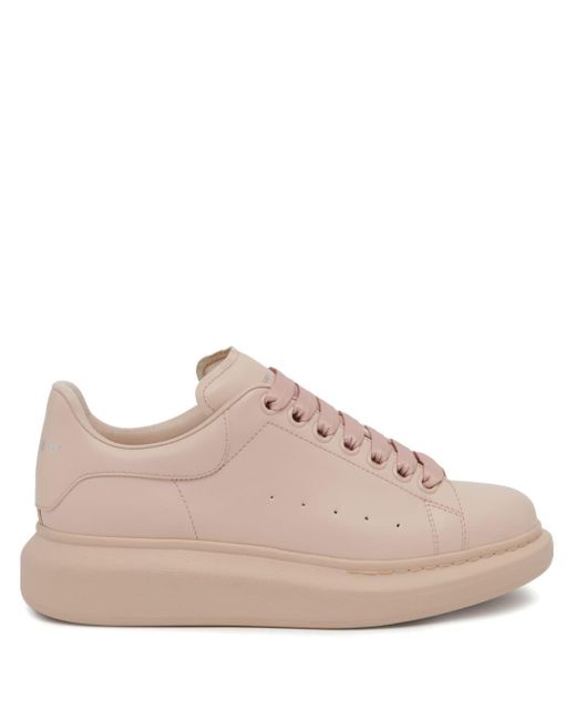 Alexander McQueen Pink Oversized Sneakers mit dicker Sohle