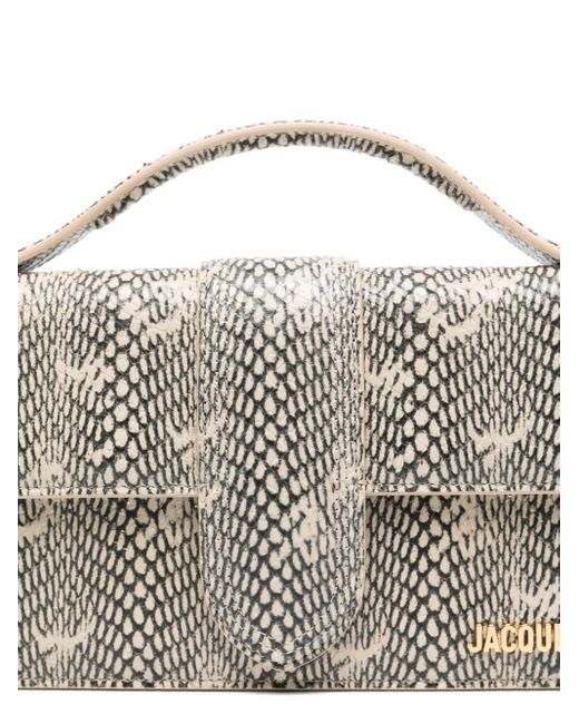 Jacquemus Gray 'Le Grand Bambino' Handtasche