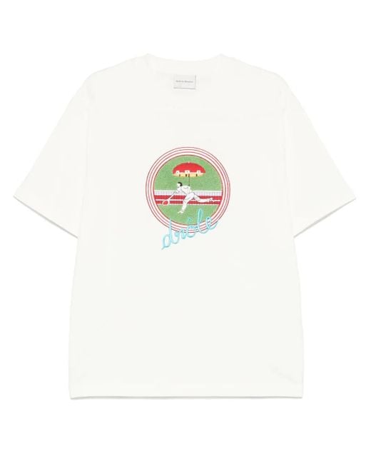 Drole de Monsieur White Le Tennis T-Shirt for men