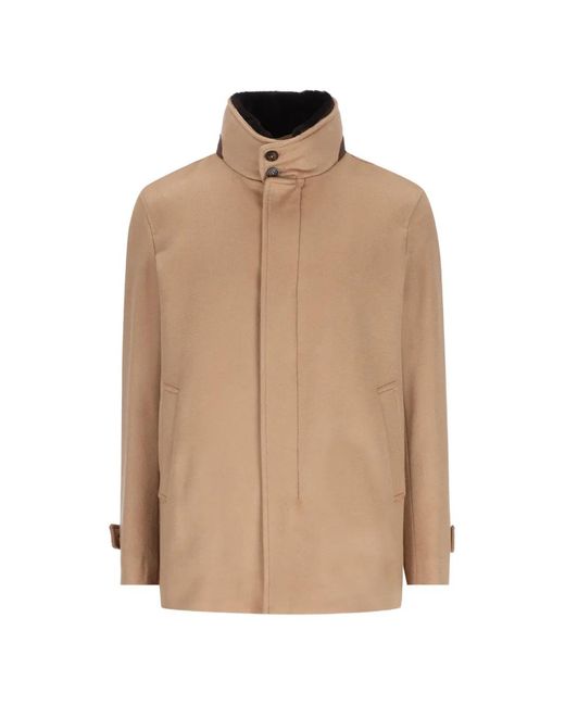 Herno Natural High-Neck Jacket for men