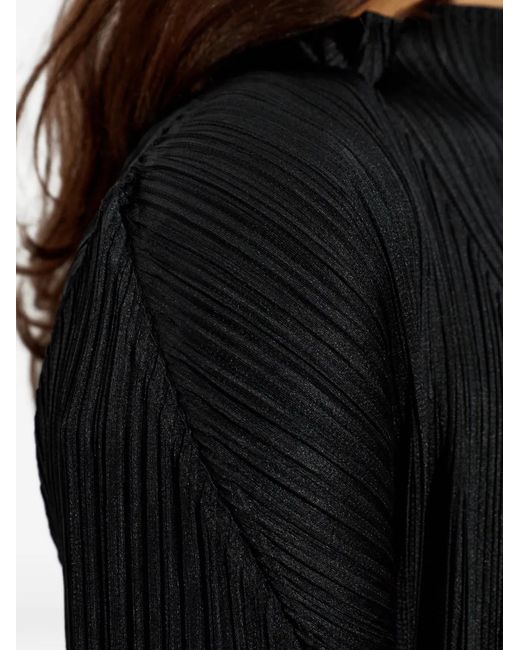 Pleats Please Issey Miyake Black "Basics" Coat Clothing