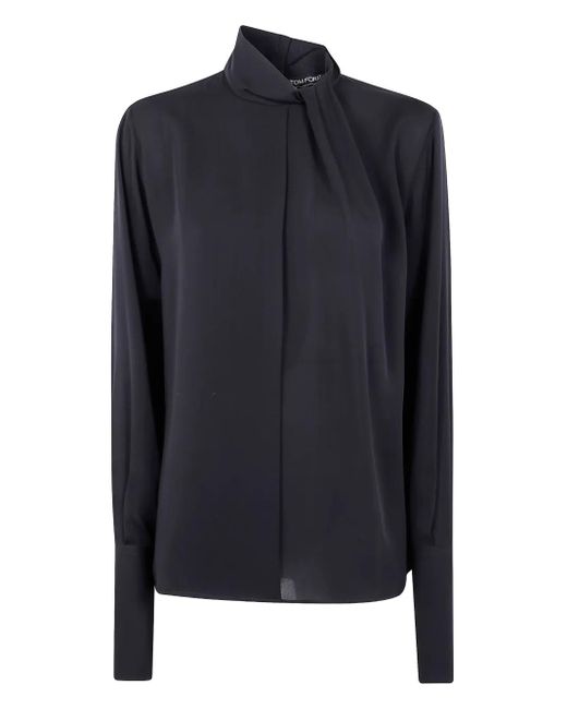 Tom Ford Blue Blouse
