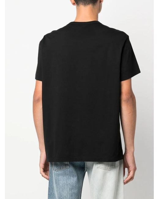 Maison Margiela Black Logo Cotton T Shirt