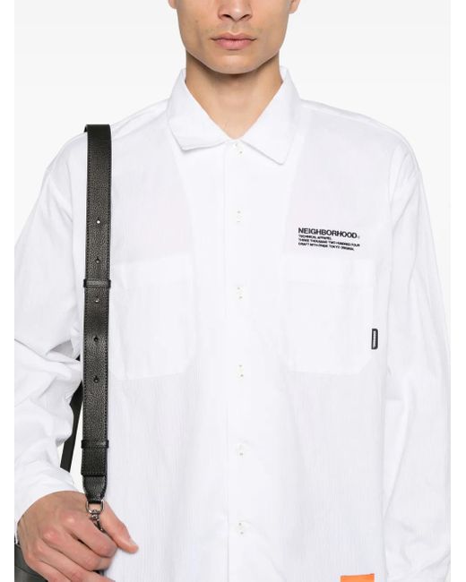 メンズ Neighborhood Cordlane Work シャツ White