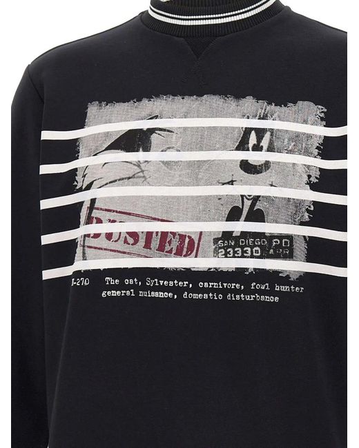 Iceberg Blue X Looney Tunes Graphic-Print Sweatshirt for men