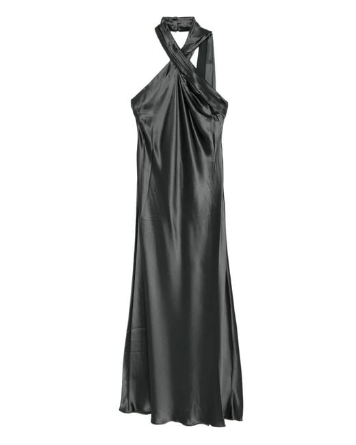 Acler Black Yewgreen Maxi Dress