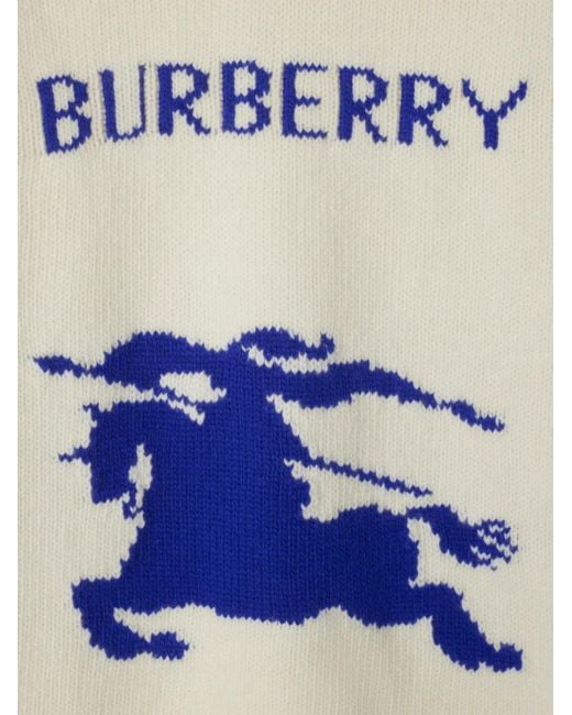Burberry Blue Knight Wool Cashmere Sweater