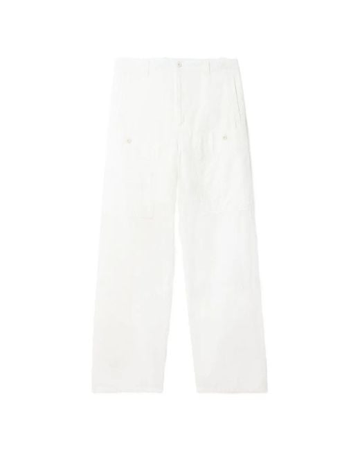 Filippa K White Washed-Finish Cargo Pants for men