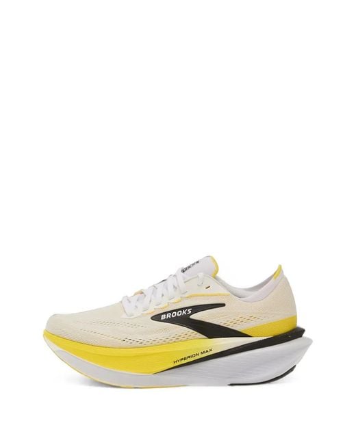 Brooks White Hyperion Max 4 Sneakers for men