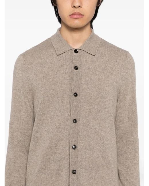 メンズ Brioni カシミア シャツ Natural